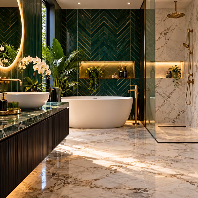 Contemporary bathroom design by MW Bathrooms, example 1